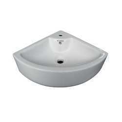 Belmonte Wall Hung / Table Top Wash Basin Delta 16 Inch X 16 Inch - White