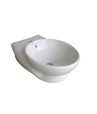 Belmonte Table Top Wash Basin Ovo 12 Inch X 17 Inch - Ivory