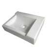 Belmonte Table Top Wash Basin Sumith 20.50 Inch X 16 Inch - White