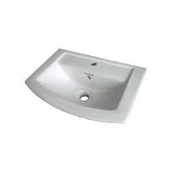 Belmonte Water Closet Square S Trap With Wall Hung Basin Lily - Ivory