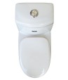 Belmonte Floor Mounted P Trap One Piece Western Commode Toilet Eroca White