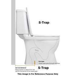 Belmonte Cally White One Piece Toilet | S Trap 225mm | 9 Inch