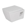 Belmonte Ceramic Wall Hung WC Toilet Commode Rimless Entic Model White