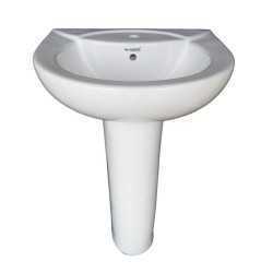 Belmonte Pedestal Wash Basin Royal - White