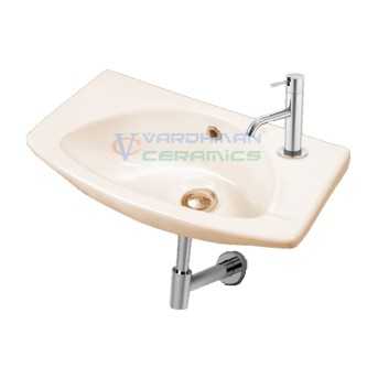 Buy Belmonte Wall Hung Wash Basin 403 - Ivory Online in India - Var...