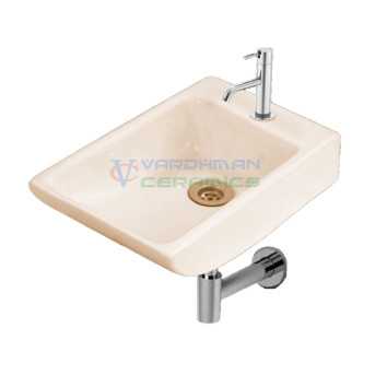 Buy Belmonte Wall Hung Wash Basin Sparrow - Ivory Online in India -...