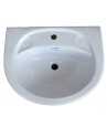 Belmonte Wash Basin Cera 22 Inch X 16 Inch Without Pedestal - White
