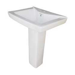 Belmonte One Piece Water Closet Cally S Trap With Small LCD Pedestal Wash Basin - Ivory