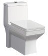 Combo of Belmonte Water Closet Ripone with Altis Pedestal Wash Basin - Ivory