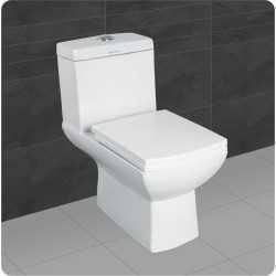 Buy Belmonte One Piece Water Closet Square S Trap With Wall Hung Ba...