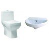 Belmonte One Piece Water Closet Square S Trap With Wall Hung Basin Jonca White