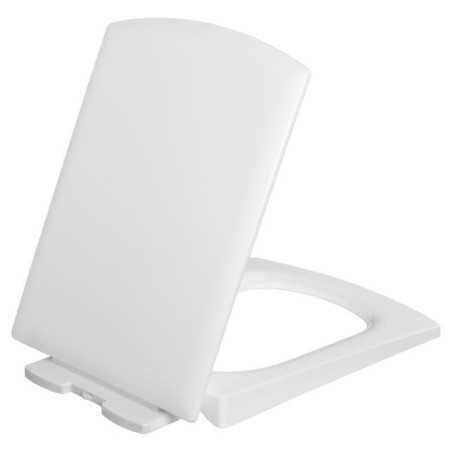 Toilet Seat Cover 735 White Belmonte Slow Falling