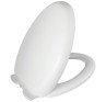 White Toilet Seat Cover 792 Belmonte Slow Motion