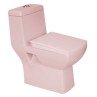 Belmonte S Trap One Piece Western Commode EWC Square With Wall Hung Basin Lily Ivory