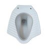 Belmonte Anglo Indian Toilet - White Ceramic, Glossy Finish, P Trap, 200mm Trap Distance