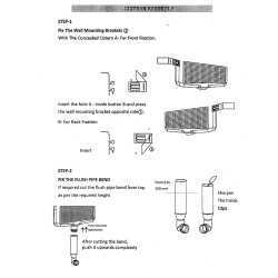 Buy Belmonte Concealed Cistern Slim 80mm Thick Dual Flush / Flush T...