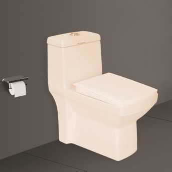 Belmonte Floor Mounted S Trap One Piece Western Water Closet Ripone Ivory