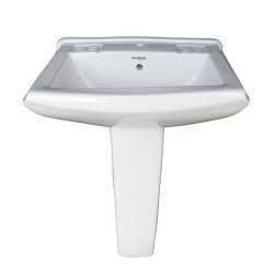 Belmonte Pedestal Wash Basin Sofia - White