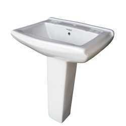 Belmonte Pedestal Wash Basin Sofia - White