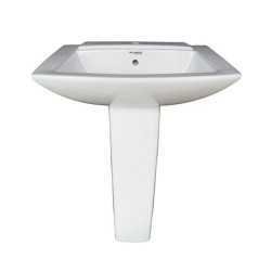 Belmonte Pedestal Wash Basin Altis - White