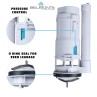 Belmonte 10 Inch 25cm Dual Flush Siphon Flush Valve Tank Fittings for Single One Piece Western Toilet Commode EWC