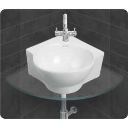 Belmonte Wall Hung / Table Top Wash Basin Little - White