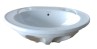 Belmonte Top Counter Wash Basin 22 Inch X 16 Inch - White