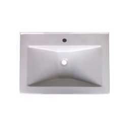 Belmonte Pedestal Wash Basin LCD - White