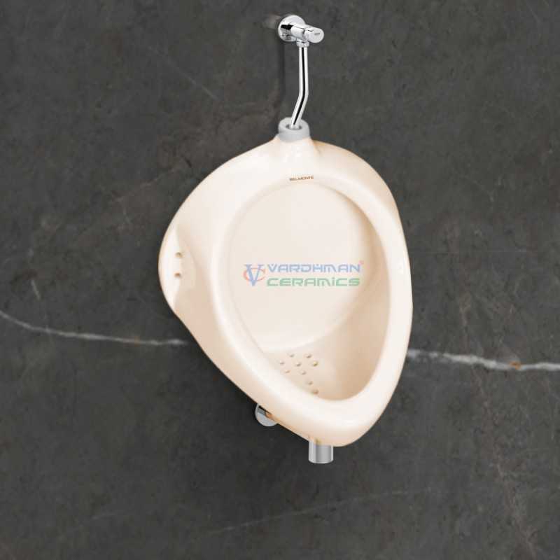 Belmonte Round Gents Urinal Pot - Ivory, Ceramic, Wall Mount