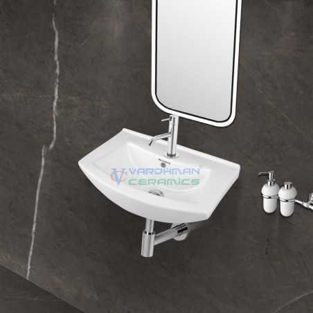 Belmonte Wall Hung Wash Basin Nova - White