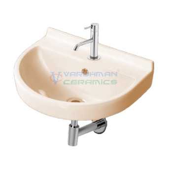 Buy Belmonte Wall Hung Wash Basin Jonca - Ivory Online in India - V...