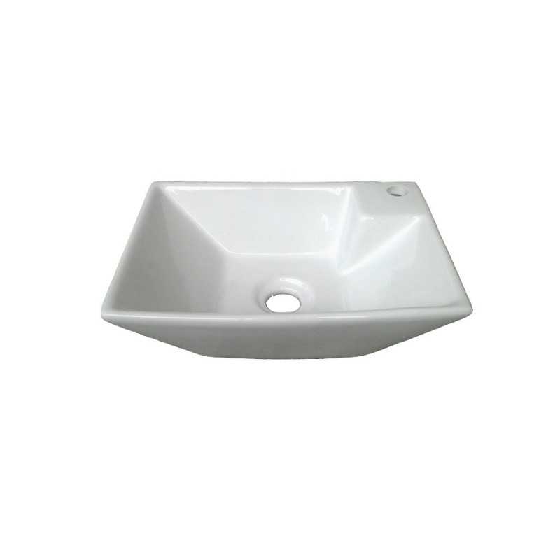 Buy Belmonte Table Top Wash Basin Jex 14 Inch X 10 Inch Ivory Onl