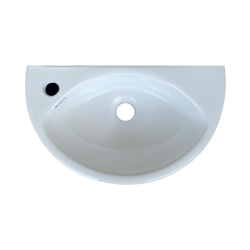 Belmonte Wall Hung Wash Basin Niko - White