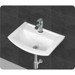 Belmonte Wall Hung Wash Basin Lily - White