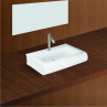 Belmonte Table Top Wash Basin Book 22 Inch X 16 Inch - White