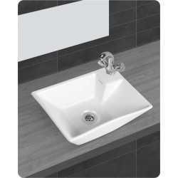 Belmonte Table Top Wash Basin Jex 14 Inch X 10 Inch - White