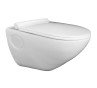 Belmonte Wall Hung Water Closet Titan With Flush Valve & Soft Close Seat Cover - White