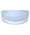 Belmonte Wall Hung Wash Basin Niko - White