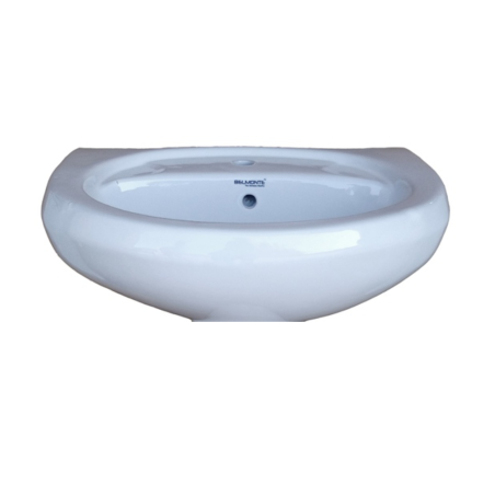 Belmonte Wash Basin Cera 22 Inch X 16 Inch Without Pedestal - Ivory